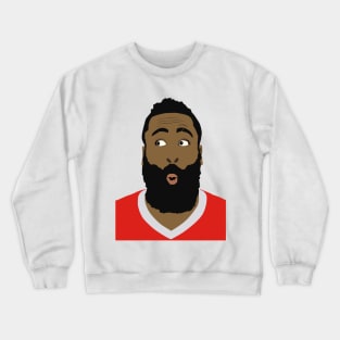 James Harden - Funny Face Meme - Houston Crewneck Sweatshirt